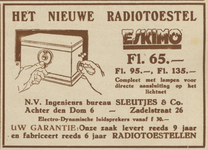 717315 Advertentie van Ingenieursbureau Sleutjes & Co., Achter de Dom 6 en Zadelstraat 26 te Utrecht, voor het ...